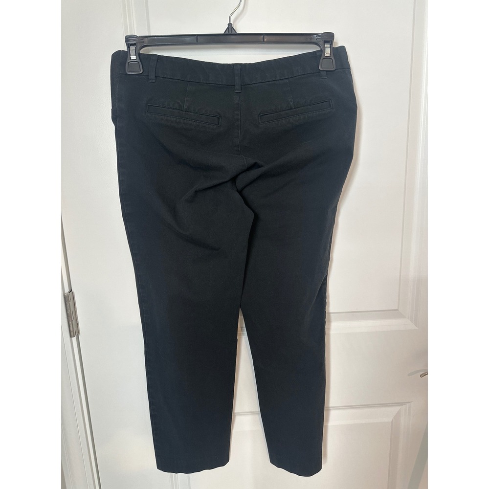 Old Navy Maternity Pixie Straight Side Panel Black Pants Trousers Workwear - Picture 3 of 9